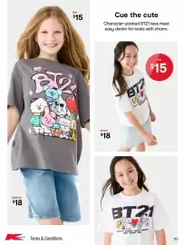 Kmart catalogue Page 28: Tee €15,00, Shorts €18,00