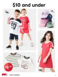 Kmart catalogue Page 3: Tees €8,50, Tees €10,00