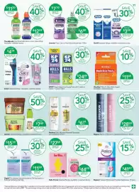 Terry White catalogue Page 11: UlcerEze Mouth Ulcer Patch €11,69, Pantene Daily Moisture Renewal Shampoo or Conditioner €6,99