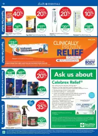 Terry White catalogue Page 12: Zostrix* HP 0.075% Topical Analgesic Cream €29,00, Tiger Balm Neck & Shoulder Rub €11,99