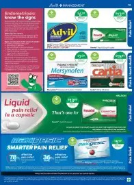 Terry White catalogue Page 13: Advil Liquid Caps €6,29, Panadol Rapid €13,49