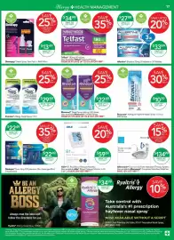 Terry White catalogue Page 17: Telfast* 180mg €34,99, Allertine Bilastine 20mg €33,99