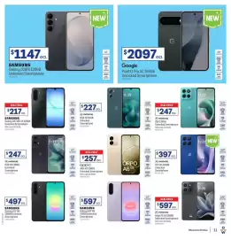 Officeworks catalogue Page 11: Samsung Galaxy S26FE 128GB Unlocked Smartphone €1.147,00