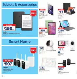Officeworks catalogue Page 12: Lenovo Tab One 8.7" 4GB RAM 64GB Storage €218,00