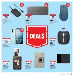 Officeworks catalogue Page 3: Lenovo Multi Device Wireless Keyboard €69,00, Bonelk Laptop Charger USB-C 65W €59,00