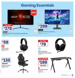 Officeworks catalogue Page 5: Lenovo LOQ 27" QHD IPS Gaming Monitor €299,00