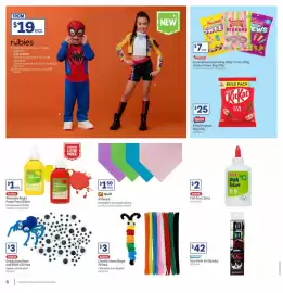 Officeworks catalogue Page 6: Quill A3 Board €1,50, Kitkat Funpack €25,00