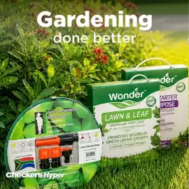Checkers catalogue week 40 Page 1: Gardening done better ader QUALITY REINFORCED CINDEX HOSE Wonder LAWN & LEAF GRANULAR