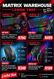 Matrix Warehouse catalogue Page 1: IMice USB-C Rechargeable Dual-Mode Wireless Mouse €240,00