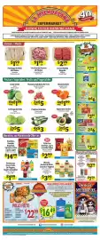 La Michoacana weekly ad week 40 Page 1: Aguacate Jumbo Creamy Avocados €5,00, Pepinos Grandes Fresh Large Cucumbers €3,00