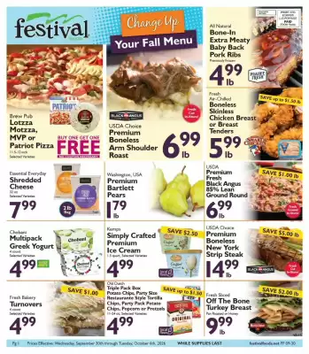 Festival Foods (valid until 6-10)