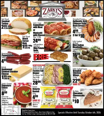 Zarky's flyer (valid until 6-10)