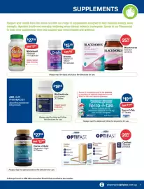 Pharmacist Advice catalogue Page 7: Metamucil Fibrecaps 100 Capsules €27,99, Ostelin Vitamin D3 1000IU 60 Capsules €15,49