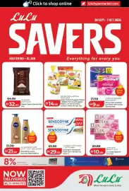 Lulu Hypermarket catalogue week 40 Page 1: Click to shop online luluhypermarket.com LuLu 30 SEPT - 7 OCT 2026 SAVERS ABU