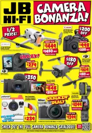 JB Hi-Fi catalogue Page 1: Canon EOS R50 Mirrorless Camera With RFS 18-45mm Lens Kit €998,00