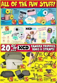 JB Hi-Fi catalogue Page 15: Retro Leather Camera Neck Strap €34,00, Camera Sling Bag €39,00