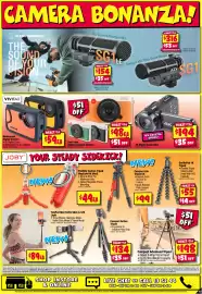 JB Hi-Fi catalogue Page 17: Vivitar Waterproof Digital Camera €59,00, 4K Digital Camcorder €194,00