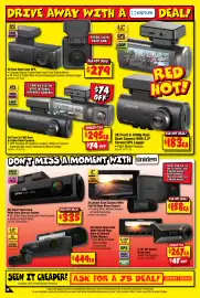 JB Hi-Fi catalogue Page 16: Uniden 5K Smart Dash Cam €335,00, Kapture 4K Front & FHD Rear & Cabin Dash Camera €295,00