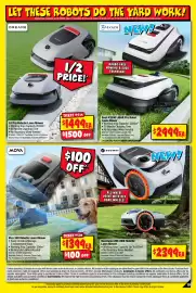 JB Hi-Fi catalogue Page 19: Dreame A1 Pro Robotic Lawn Mower €1.499,00, Mova Vias 300 Robotic Lawn Mower €1.399,00
