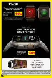 JB Hi-Fi catalogue Page 2: Apple Watch Series 12 GPS 42mm Dark Bronze Aluminium Case with Olive Sport Band €649,00