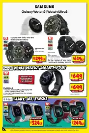 JB Hi-Fi catalogue Page 6: Galaxy Watch Ultra2 €1.299,00, Galaxy Watch9 €649,00