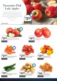 IGA catalogue week 40 Page 2: Tasmanian Washed Potato Bag €4,95, Tasmanian Snackable Carrot Punnet €2,50