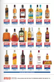 Ultra Liquors catalogue Page 3: Firewater Cinnamon Liqueur €149,99, Jose Cuervo Gold or Silver €259,99
