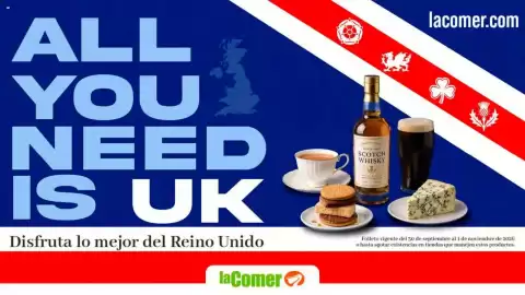 Folleto La Comer Página 1: || ALL YOU NEED IS UK Disfruta lo mejor del Reino Unido laComer SINGLE MAG SCOTCH WHISKY