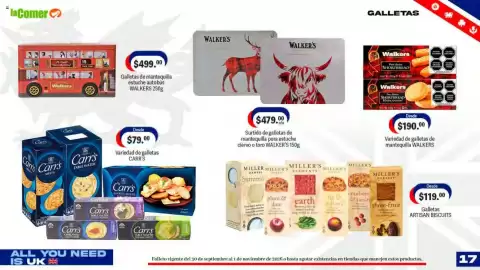 Folleto La Comer Página 17: Carr's variedad de galletas €79,00