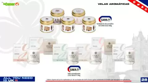 Folleto La Comer Página 28: Grace Cole Velas aromatizantes €499,00