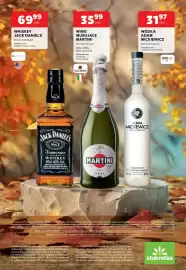 Stokrotka gazetka Strona 16: Whiskey Jack Daniel's €69,99, Wódka Adam Mickiewicz €31,97