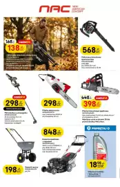 Castorama gazetka Strona 4: Mini pilarka na wysięgniku Nac €298,00, Olej do prowadnic i łańcuchów Nac €18,98