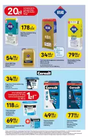 Castorama gazetka Strona 6: Tynk hybrydowy gipsowo-cementowy Nexus Atlas €34,48, Zaprawa klejąca Cm 16 Ceresit €49,98