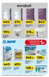 Castorama gazetka Strona 7: Klej H40 Icon biały Kerakoll €67,98, Klej H40 Gel szary Kerakoll €64,98