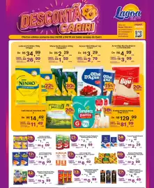 Encarte Super Lagoa Página 2: Leite Condensado Mococa €6,99, Leite longa vida piracanjuba 1l zero lactose €6,49