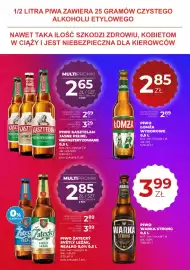 Duży Ben gazetka Strona 13: Piwo Žatecký Světlý Ležák €2,85, Piwo Łomża Wyborowe €2,85