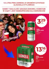 Duży Ben gazetka Strona 18: Piwo Łomża €3,29, Piwo Łomża 4-pak €13,16