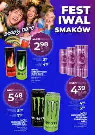 Duży Ben gazetka Strona 4: Napój energetyczny Cocosova z marakują €4,39, Napój energetyczny Burn Apple Kiwi €2,98