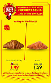 Biedronka gazetka tydzień 40 Strona 94: Croissant francuski Bridor €1,49