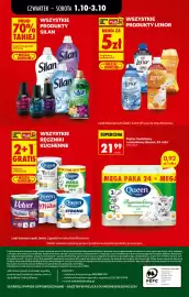Biedronka gazetka tydzień 40 Strona 15: Papier toaletowy rumiankowy Queen 24-pak €21,99