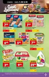 Biedronka gazetka tydzień 40 Strona 18: Kiełbasa sucha krakowska z szynki Olewnik €7,59, Parówki Krakus €6,49