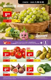 Biedronka gazetka tydzień 40 Strona 23: Figa świeża €0,99, Gruszki Konferencja €4,99