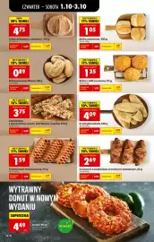 Biedronka gazetka tydzień 40 Strona 34: Bułka poranna fitness €0,89, Bułka codzienna €1,05