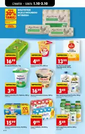 Biedronka gazetka tydzień 40 Strona 40: Masło klarowane Łaciate €16,99, Ser Rycki w plastrach Maasdam Ryki €13,99