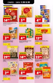 Biedronka gazetka tydzień 40 Strona 56: Rogaliki kakaowe Baitz 5-pak €4,99, Chrupki z soczewicy TOP €3,49