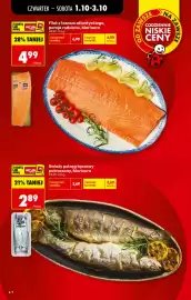 Biedronka gazetka tydzień 40 Strona 6: Filet z łososia atlantyckiego porcja rodzinna Marinero €4,99