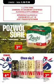 Biedronka gazetka tydzień 40 Strona 60: Piwo Żywiec Porter €6,99, Piwo Żywiec Białe €3,49