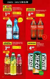 Biedronka gazetka tydzień 40 Strona 8: Napój gazowany Coca-Cola €6,99, Woda źródlana niegazowana Żywiec Zdrój €1,79