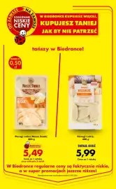 Biedronka gazetka tydzień 40 Strona 84: Pierogi ruskie Nasze Smaki €5,49, Pizza Donatello z kurczakiem €8,99