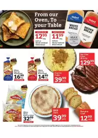 Oxford Freshmarket catalogue Page 12: Albany Wraps Brown or White €32,99, Albany Superior White Bread €16,99